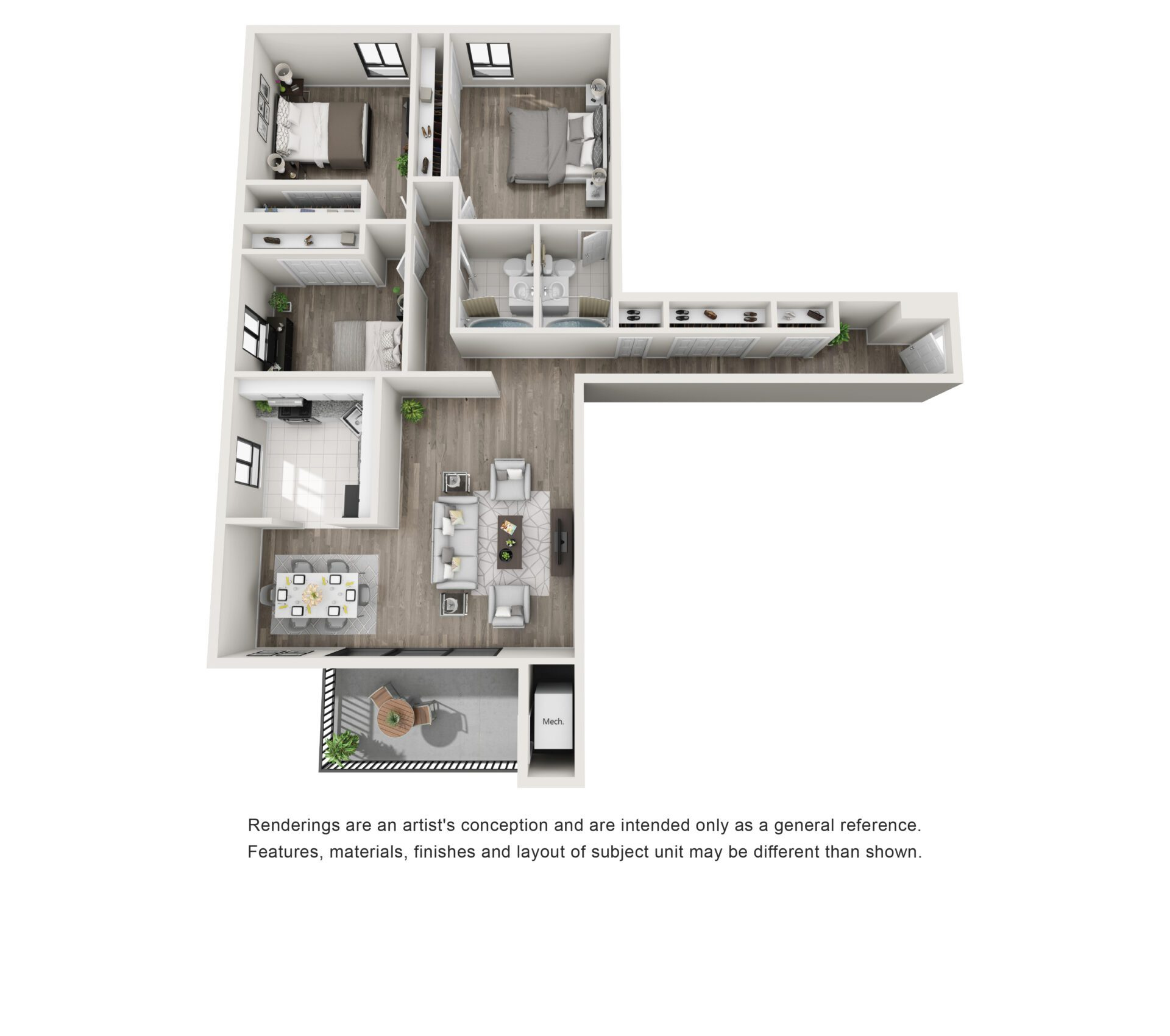 Luxurious Apartmen with Modern Interior